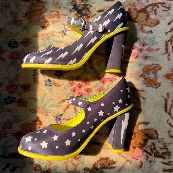 Hot Chocolate Design Star and Lightning Heels - Picture 3 of 6
